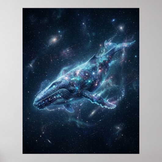 Poster Cosmic Whale Star Ocean (Devant)