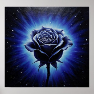 Poster CosmicBlueRose
