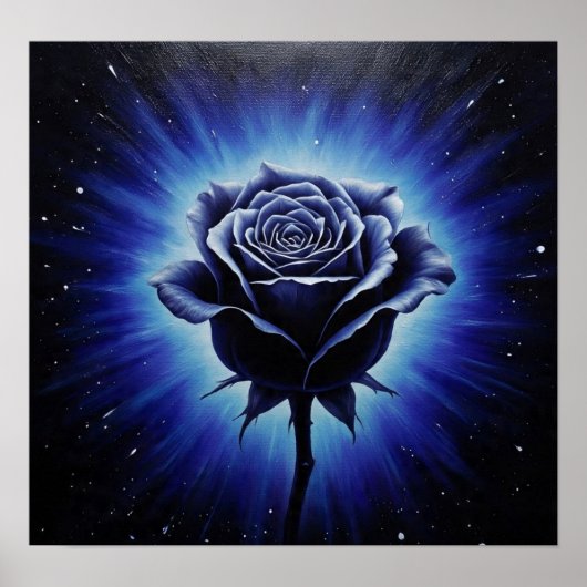 Poster CosmicBlueRose (Devant)