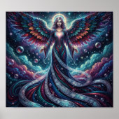 Poster CosmicBubblesAngel (Devant)