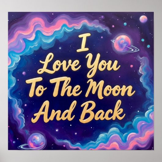 Poster CosmicLoveMoon (Devant)