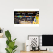 Poster Cosmologie de la naissance du Christ (Bureau à domicile)