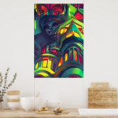 Poster Cosmopolis de Curiosity par Wombott (Cuisine)