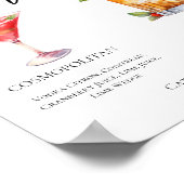 Poster Cosmopolitan Mai Tai Signature Cocktails Menu (Coin)