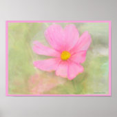 Poster Cosmos Aquarelle (Devant)