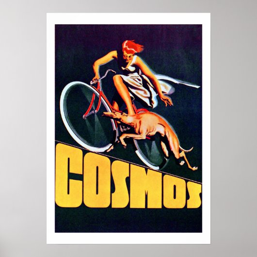 Poster Cosmos Bicycle (Voorkant)