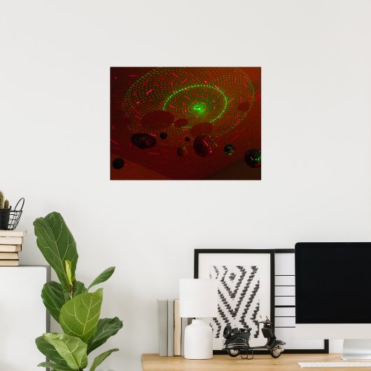 Poster Cosmos colorés Imprimer #3 (Bureau à domicile)