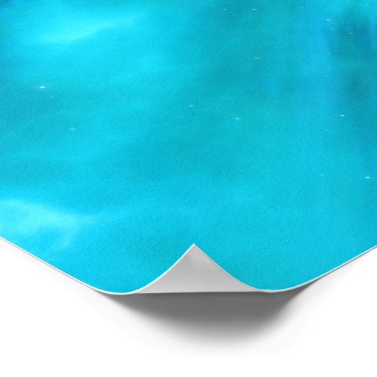 Poster Cosmos de l'univers Abstrait de l'espace (Coin)