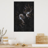 Poster Cosmos Dragon Twin (Cuisine)