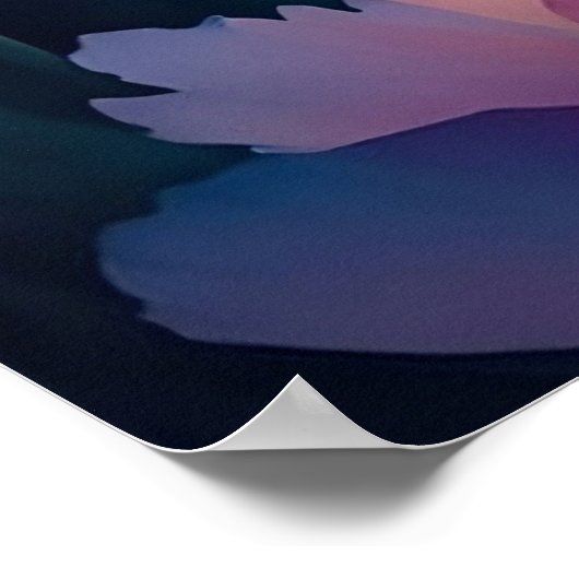 Poster Cosmos fleuris Art Work (Coin)