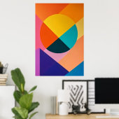Poster Cosmos Géométrique (Bureau à domicile)