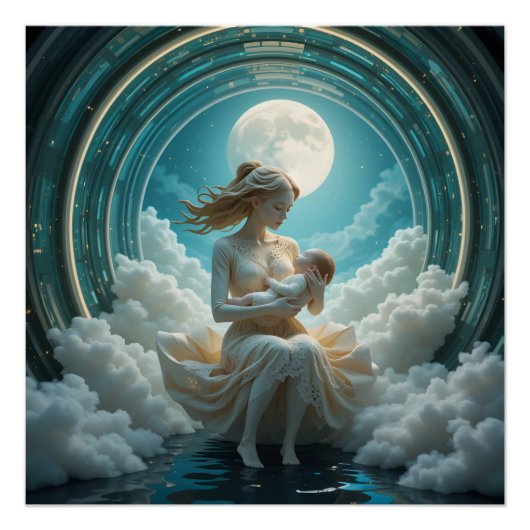 Poster Cosmos maternels de rêve (Devant)