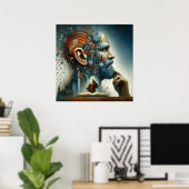 Poster Cosmos Whispering (Bureau à domicile)