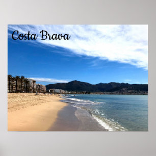 Poster Costa Brava, Espagne - Beach Photographie