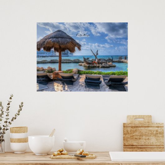 Poster Costa Maya, Mexique (Cuisine)