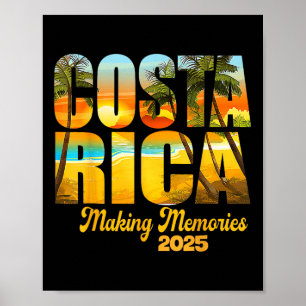 Poster Costa Rica 2025 Faire des souvenirs de jumelage de