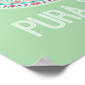 Poster Costa Rica Green Sloth Mandala Art Print (Coin)