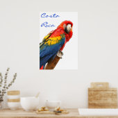 Poster Costa Rica Scarlet Macaw (Cuisine)