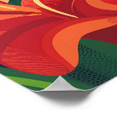 Poster Costa Rica voyage vintage (Coin)