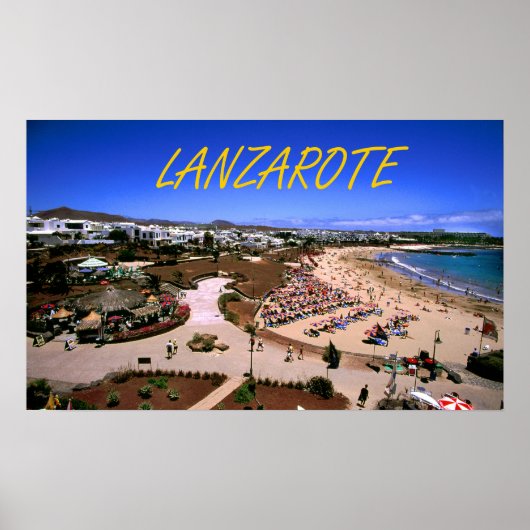 Poster costa teguise lanzarote (Devant)