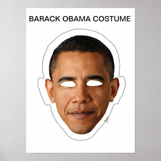 Poster Costume Barack Obama (Devant)