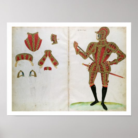 Poster Costume d'armure pour Lord Compton, de 'An Elizabe (Devant)