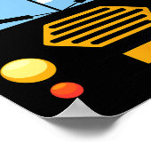 Poster Costume de bus scolaire Cool Easy Vehicle Hallowee (Coin)