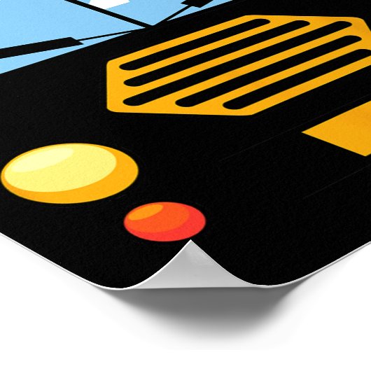 Poster Costume de bus scolaire Cool Easy Vehicle Hallowee (Coin)