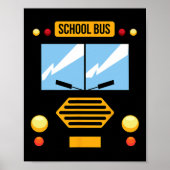 Poster Costume de bus scolaire Cool Easy Vehicle Hallowee (Devant)