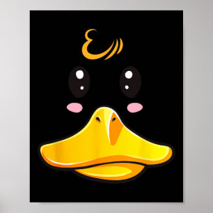 Poster Costume de canard en caoutchouc mou Ducky Visage H