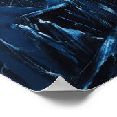 Poster Costume de carte de lecture Diamant bleu (Coin)