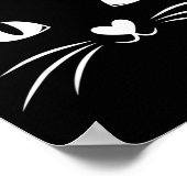 Poster Costume de chat visage de chat noir pour Halloween (Coin)