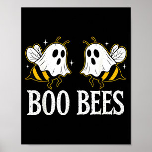 Poster Costume de couple de femmes drôle Boo Bees pour Ha