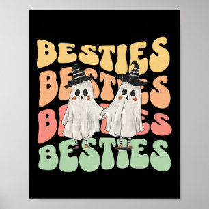 Poster Costume de couple d'Halloween pour Best Friends Be