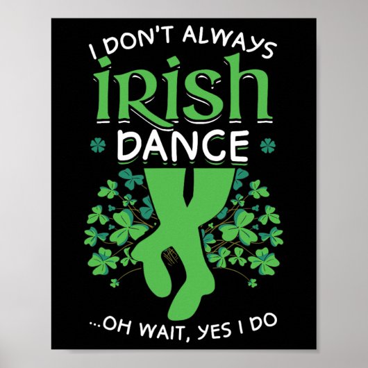 Poster Costume de danse irlandaise (Devant)