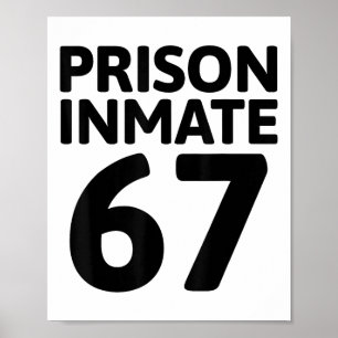 Poster Costume de détenu de prison 67 Halloween Meme Pris