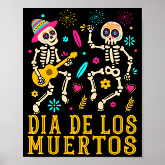 Poster Costume de Dia De Los Muertos Jour du Gouvernement