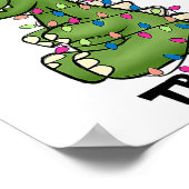 Poster Costume de dinosaure Tree Rex pour Noël Lumière d' (Coin)