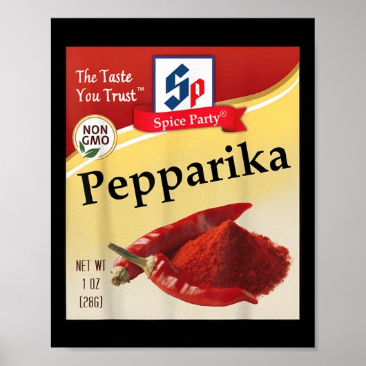 Poster Costume de fronton Paprika Coûts de groupe d'épice (Devant)