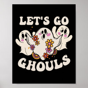 Poster Costume de goules Halloween Citrouille Fantôme