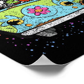 Poster Costume de Halloween de fourgonnette hippie Bones (Coin)
