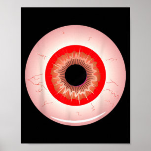 Poster Costume de Halloween Lazy Eye-ball Soky Y Drôle