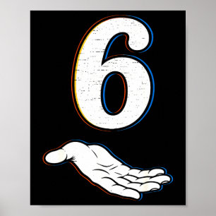 Poster Costume de Halloween Number 6 Matching 67 Meme Hom