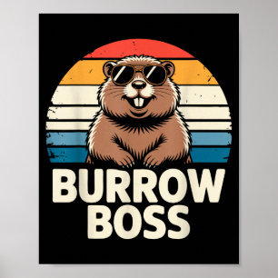 Poster Costume de la journée de la marmotte de Punxy Phil