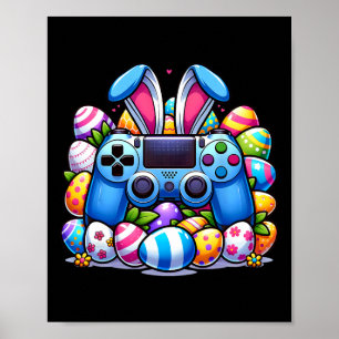 Poster Costume de lapin de jeu vidéo pour garçons pour le
