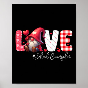 Poster Costume de nain de conseiller scolaire d'amour pou
