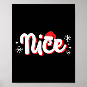 Poster Costume de Noël assorti pour couples naïfs ou gent
