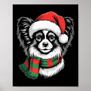 Poster Costume de Noël Chapeau et Écharpe de Santa pour C