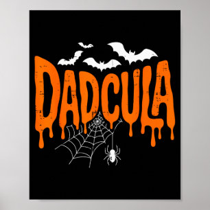 Poster Costume de Papa drôle d'Halloween Daula Chauve-sou