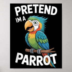 Poster Costume de perroquet 